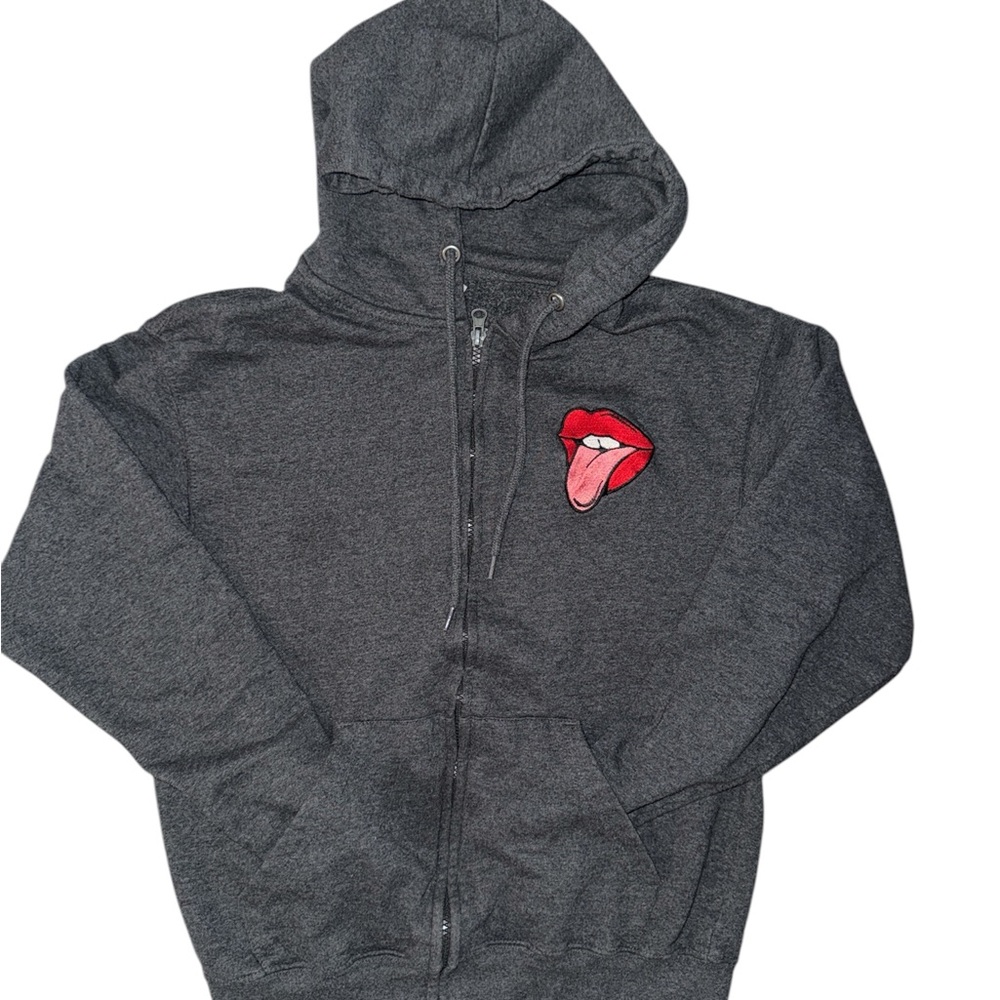 Pacific & Co. Gray and Red Sweater with Iconic Logo